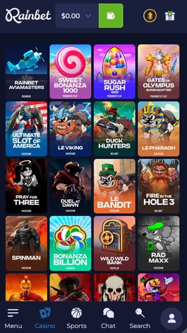 Gambling review site - Rainbet Canada