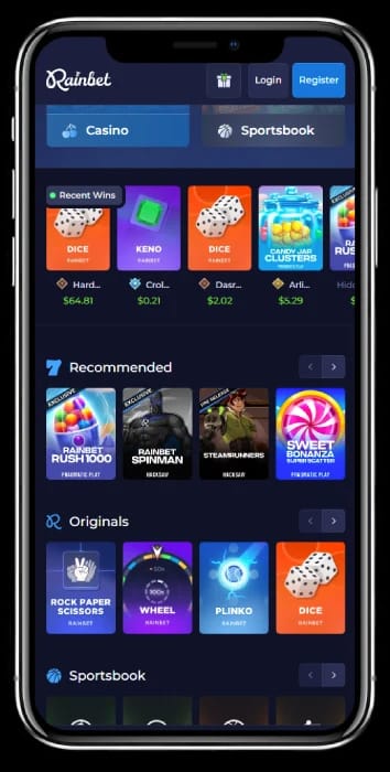 Site d'avis sur les jeux de hasard - Rainbet Canada